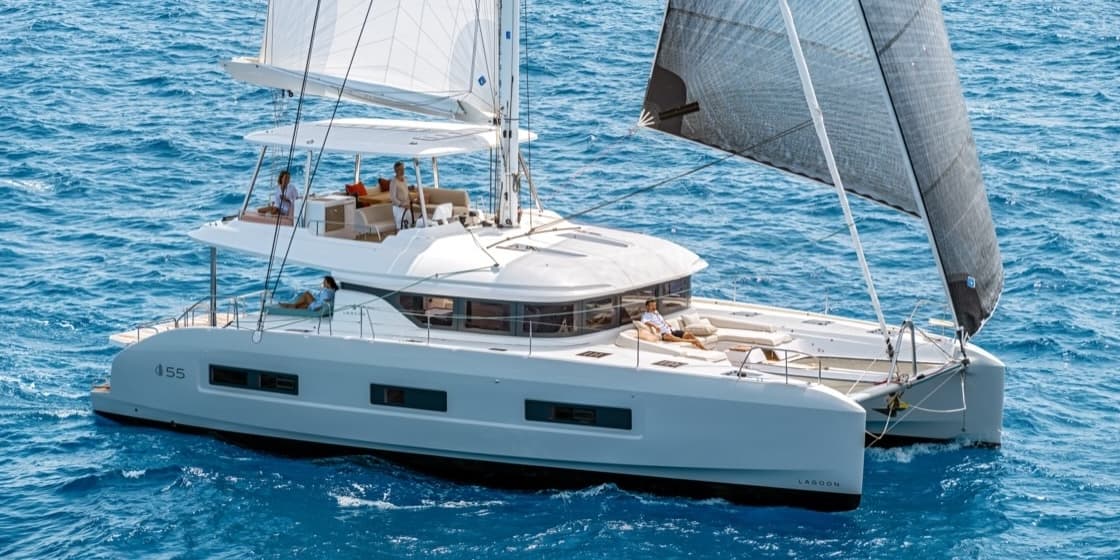 Lagoon 55 — catamarán Lagoon, perfil de navegación